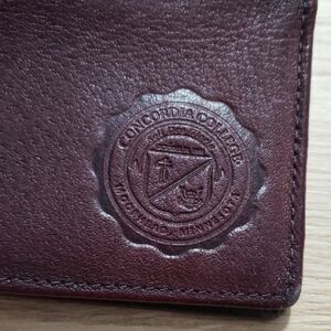 Concordia College Embossed Leather Wallet